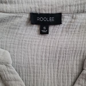 Roolee top, tan color size Small